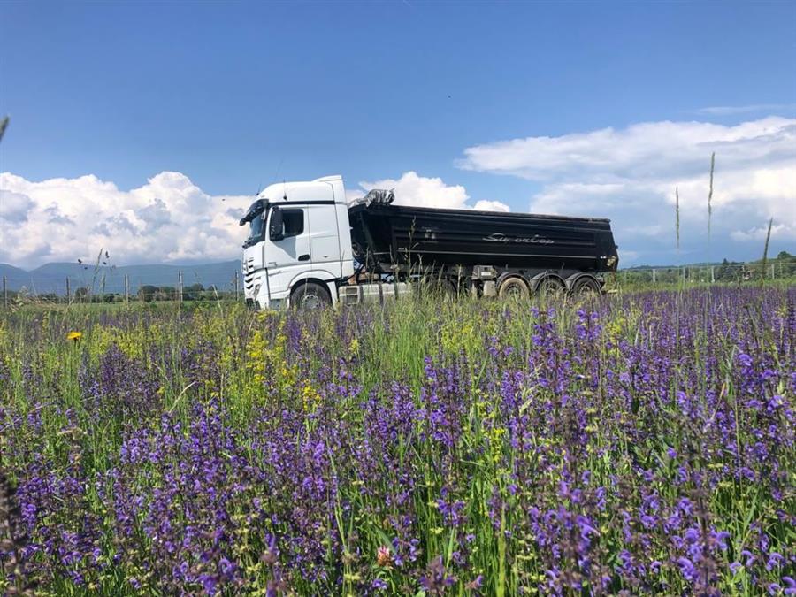 Camion Autotrasporti Bovi per trasporto inerti e rifiuti in Brianza e Lombardia